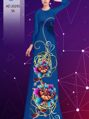 1609854010 175 vai ao dai hoa in 3D (11)